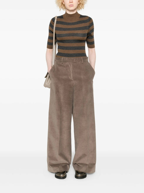 MAJESTIC STRIPED SWEATER